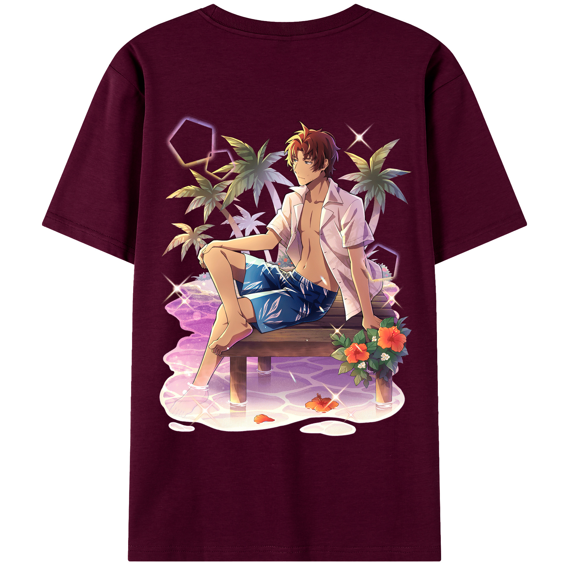 （画像用） 文豪ストレイドッグス Bungo Stray Dogs レディース半袖Tシャツ(バックプリント)